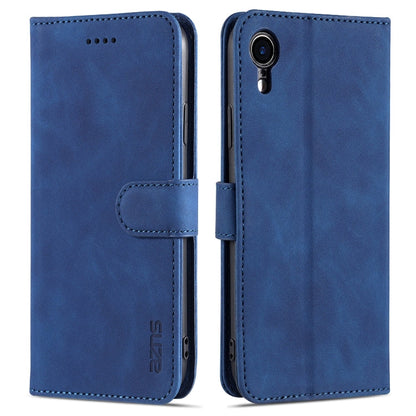 AZNS Skin Feel Calf Texture Horizontal Flip Leather Case with Card Slots & Holder & Wallet, For iPhone XS Max, For iPhone XR