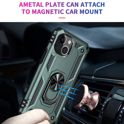 Shockproof TPU + PC Protective Case with 360 Degree Rotating Holder, For iPhone 13, For iPhone 13 mini, For iPhone 13 Pro