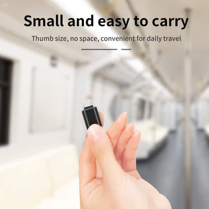 XQ-ZH001 USB Female to 8 Pin Male OTG Adapter, XQ-ZH001 (Silver)