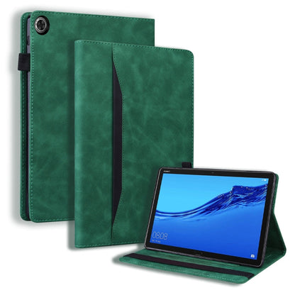 Business Shockproof Horizontal Flip Leather Case with Holder & Card Slots & Photo Frame & Pen Slot & Sleep / Wake-up Function, For Samsung Galaxy Tab S8+ / Tab S8 Plus /  Tab S7 FE / Tab S7+ SM-T970 / SM-T976B                                           ...