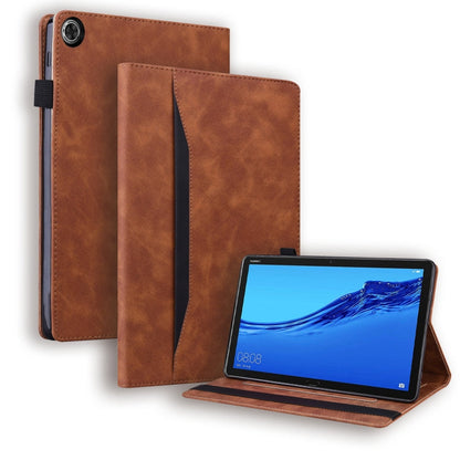 Business Shockproof Horizontal Flip Leather Case with Holder & Card Slots & Photo Frame & Pen Slot & Sleep / Wake-up Function, For Samsung Galaxy Tab S8+ / Tab S8 Plus /  Tab S7 FE / Tab S7+ SM-T970 / SM-T976B                                           ...