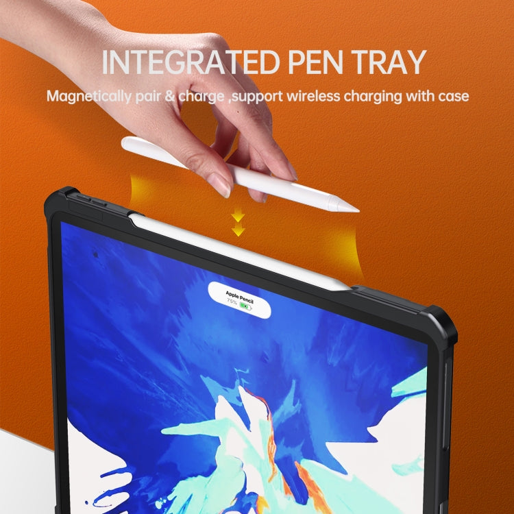wlons Explorer Series PC + TPU Protective Case with Folding Holder, For iPad Pro 11 2022 / 2021 / 2020 / 2018 / Air 2020 10.9