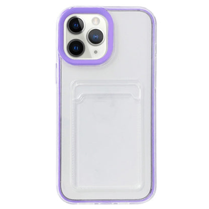 Full-coverage 360 Clear PC + TPU Shockproof Protective Case with Card Slot, For iPhone 12 / 12 Pro, For iPhone 12 Pro Max, For iPhone 11 Pro, For iPhone 11