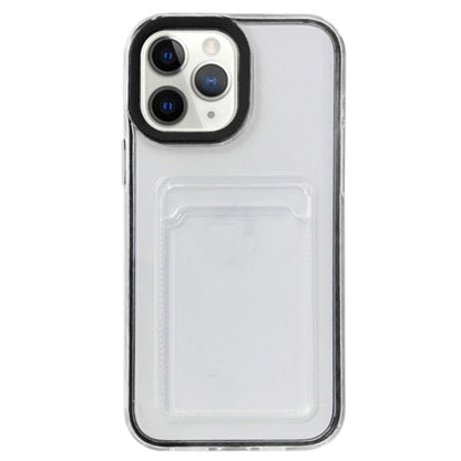 Full-coverage 360 Clear PC + TPU Shockproof Protective Case with Card Slot, For iPhone 11 Pro Max