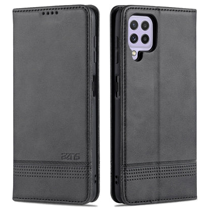 AZNS Magnetic Calf Texture Horizontal Flip Leather Case with Card Slots & Holder & Wallet, For Samsung Galaxy A22 4G, For Samsung Galaxy A22 5G