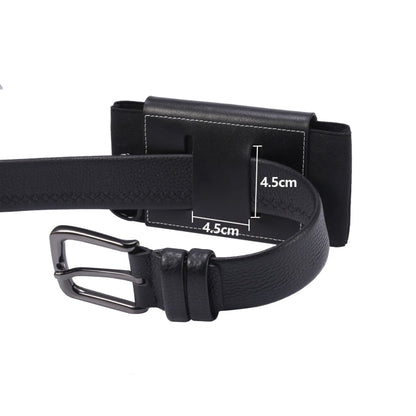 Ultra-thin Elasticity Mobile Phone Leather Case Waist Bag, For 5.8-6.1 inch Phones, Size: S