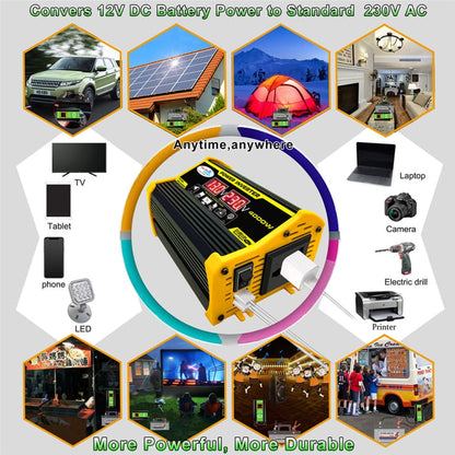 Legend II Generation 12V to 220V 300W Car Power Inverter, 12V to 220V