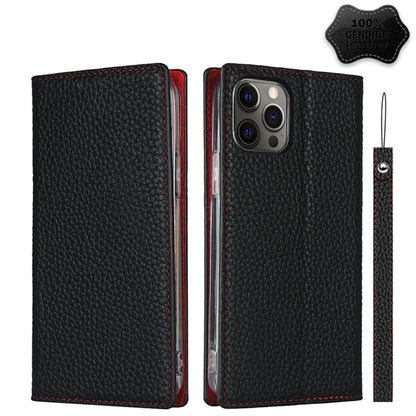 Litchi Texture Horizontal Flip Top Layer Cowhide Leather Case with Holder & Card Slots & Wallet & Strap & Wire Winder, For iPhone 12 mini, For iPhone 12 / 12 Pro, For iPhone 12 Pro Max, For iPhone 11 Pro