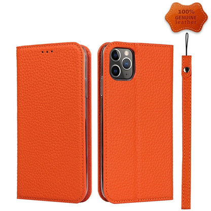 Litchi Texture Horizontal Flip Top Layer Cowhide Leather Case with Holder & Card Slots & Wallet & Strap & Wire Winder, For iPhone 12 mini, For iPhone 12 / 12 Pro, For iPhone 12 Pro Max, For iPhone 11 Pro
