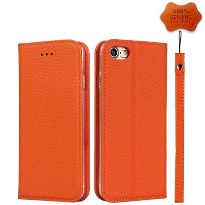 Litchi Texture Horizontal Flip Top Layer Cowhide Leather Case with Holder & Card Slots & Wallet & Strap & Wire Winder, For iPhone 11, For iPhone 11 Pro Max, For iPhone 7 / 8 / SE 2022 / SE 2020, For iPhone 7 Plus / 8 Plus