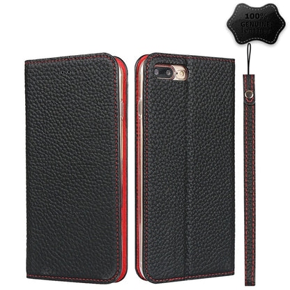 Litchi Texture Horizontal Flip Top Layer Cowhide Leather Case with Holder & Card Slots & Wallet & Strap & Wire Winder, For iPhone 11, For iPhone 11 Pro Max, For iPhone 7 / 8 / SE 2022 / SE 2020, For iPhone 7 Plus / 8 Plus