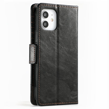 CaseNeo Business Splicing Dual Magnetic Buckle Horizontal Flip PU Leather Case with Holder & Card Slots & Wallet, For iPhone 11 Pro Max