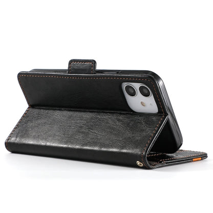 CaseNeo Business Splicing Dual Magnetic Buckle Horizontal Flip PU Leather Case with Holder & Card Slots & Wallet, For iPhone 11 Pro Max