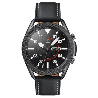 Smart Watch Rhombus Texture Bezel Ring, For Samsung Galaxy Watch 3 41mm, For Samsung Galaxy Watch 3 45mm