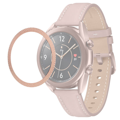 Smart Watch Rhombus Texture Bezel Ring, For Samsung Galaxy Watch 3 41mm, For Samsung Galaxy Watch 3 45mm