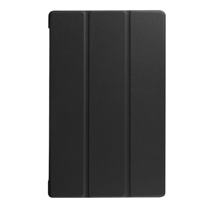 For Amazon Kindle Fire HD 10 2017 / 2019Custer Texture Horizontal Flip Leather Case with Three-folding Holder & Sleep / Wake-up Function, For Amazon Kindle Fire HD 10