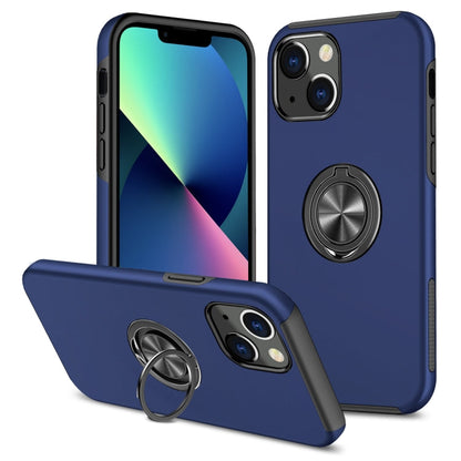 PC + TPU Shockproof Magnetic Protective Case with Invisible Ring Holder, For iPhone 13 mini, For iPhone 13, For iPhone 13 Pro