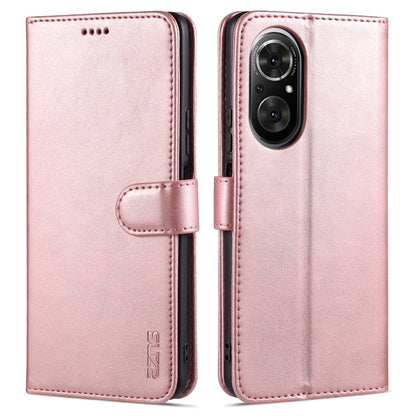 AZNS Skin Feel Calf Texture Horizontal Flip Leather Case with Card Slots & Holder & Wallet, For Honor 50 SE