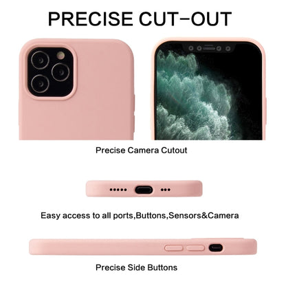 Solid Color Liquid Silicone Shockproof Protective Case, For iPhone 13 mini