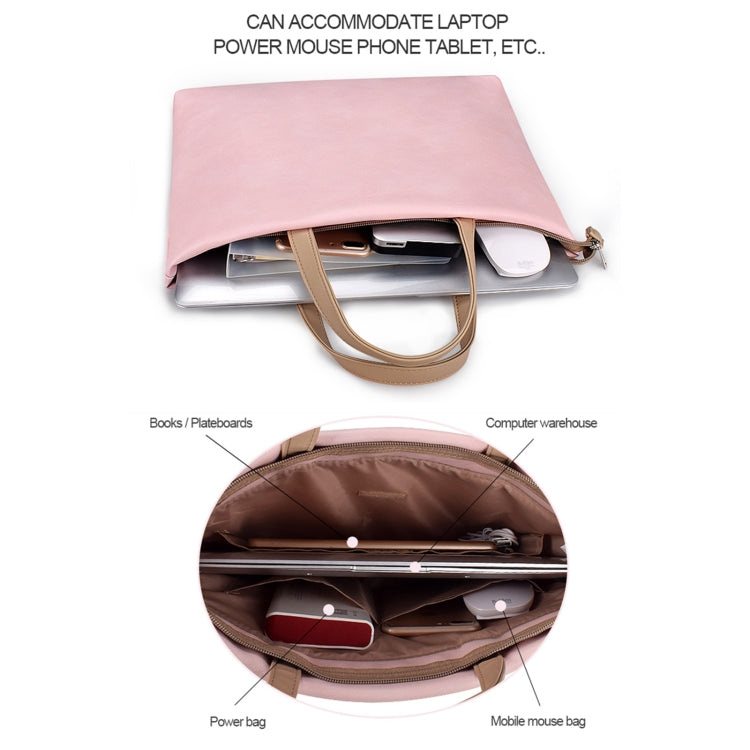 ST05SDZ Lightweight Notebook Laptop Bag with Detachable Shoulder Strap, 13.3 inch