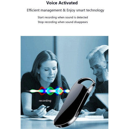 V11 Portable Keychain HD Recording Pen Voice Recorder, 32GB, 64GB
