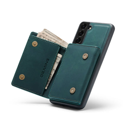 DG.MING M1 Series 3-Fold Multi Card Wallet  Back Cover Shockproof Case with Holder Function, For Samsung Galaxy S21, For Samsung Galaxy S21 FE, For Samsung Galaxy S21+