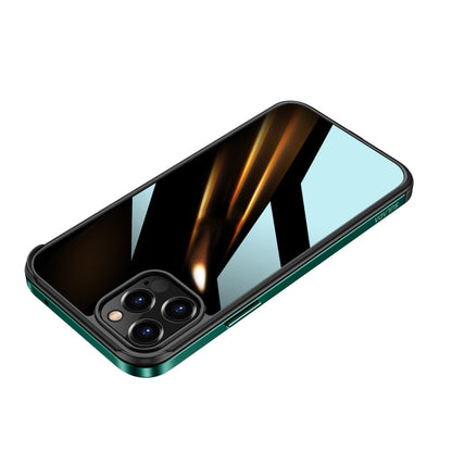 SULADA Shockproof Aviation Aluminum Metal Frame + Nano Glass + TPU Protective Case, For iPhone 11, For iPhone 11 Pro, For iPhone 12 mini, For iPhone 12