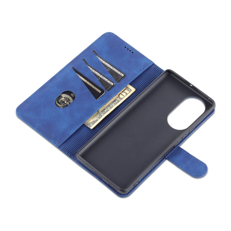 AZNS Skin Feel Calf Texture Horizontal Flip Leather Case with Card Slots & Holder & Wallet, For Honor 50, For Honor 50 Pro