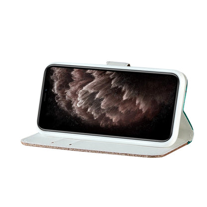 Laser Glitter Powder Matching Crocodile Texture Horizontal Flip Leather Case with Card Slots & Holder & Wallet, For iPhone 13 Pro Max, For iPhone 13 Pro, For iPhone 13, For iPhone 13 mini