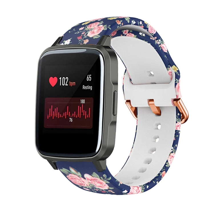 Silicone Printing Replacement Strap Watchband, For Xiaomi Haylou LS01