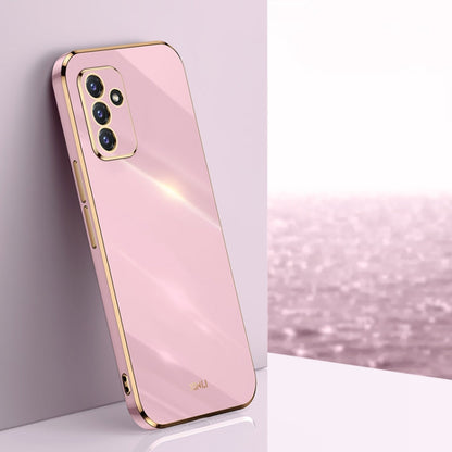 XINLI Straight Edge 6D Electroplate TPU Phone Case, For Samsung Galaxy A22 4G, For Samsung Galaxy A52 5G, For Samsung Galaxy A72 5G, For Samsung Galaxy A82 5G