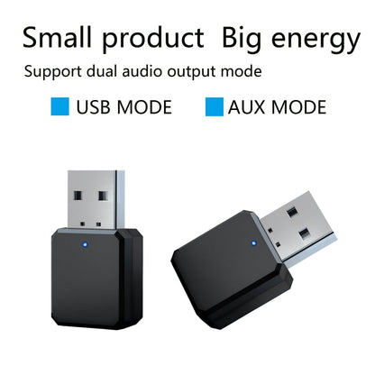 KN318 USB Bluetooth 5.1 Adapter Audio Receiver, KN318