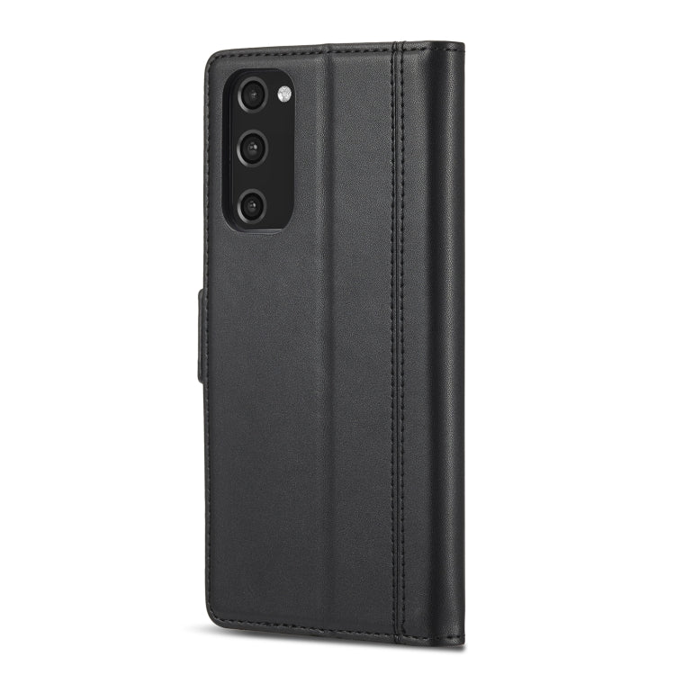 LC.IMEEKE Magnetic Buckle PU + TPU Horizontal Flip Leather Case with Holder & Card Slots & Wallet, For Samsung Galaxy S20+, For Samsung Galaxy S20 FE, For Samsung Galaxy S21 5G, For Samsung Galaxy S21+ 5G