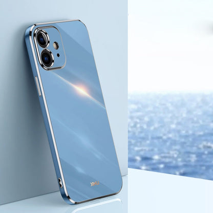 XINLI Straight Edge 6D Electroplate TPU Phone Case, For iPhone 12, For iPhone 12 mini, For iPhone 12 Pro Max