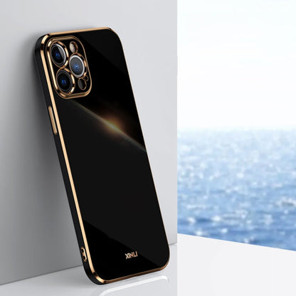 XINLI Straight Edge 6D Electroplate TPU Phone Case, For iPhone 12, For iPhone 12 mini, For iPhone 12 Pro Max