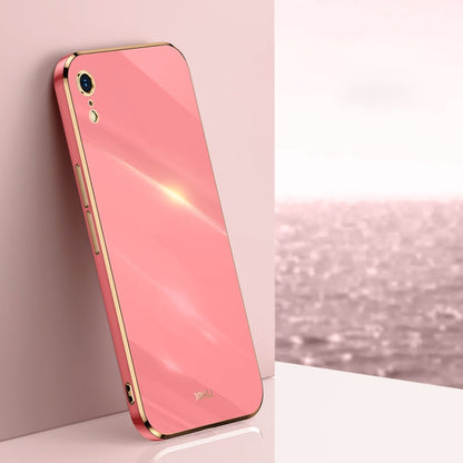 XINLI Straight Edge 6D Electroplate TPU Phone Case, For iPhone X, For iPhone XR, For iPhone XS