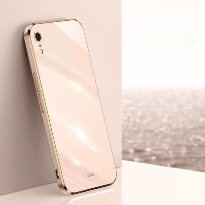 XINLI Straight Edge 6D Electroplate TPU Phone Case, For iPhone X, For iPhone XR, For iPhone XS