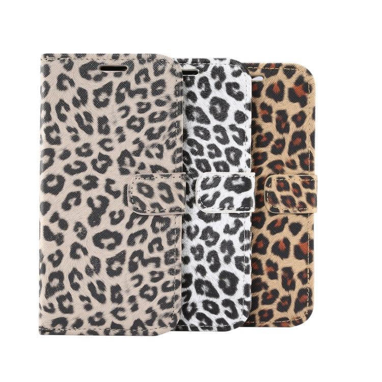 Leopard Pattern Horizontal Flip PC + PU Leather Case with Holder & Card Slots & Wallet, For iPhone 13 mini, For iPhone 13, For iPhone 13 Pro
