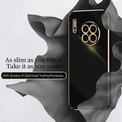 XINLI Straight Edge 6D Electroplate TPU Phone Case, For Huawei Mate 30, For Huawei Mate 30 Pro, For Huawei Mate 40