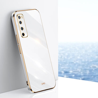 XINLI Straight Edge 6D Electroplate TPU Phone Case, For Huawei nova 7 5G, For Huawei nova 7 Pro 5G, For Huawei nova 7 SE
