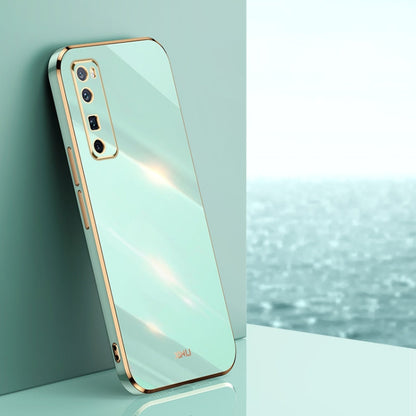 XINLI Straight Edge 6D Electroplate TPU Phone Case, For Huawei nova 7 5G, For Huawei nova 7 Pro 5G, For Huawei nova 7 SE