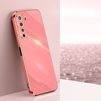 XINLI Straight Edge 6D Electroplate TPU Phone Case, For Huawei nova 7 5G, For Huawei nova 7 Pro 5G, For Huawei nova 7 SE