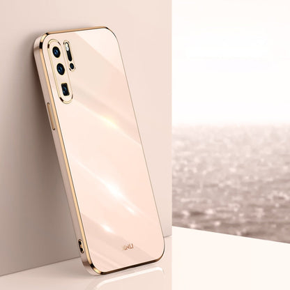 XINLI Straight Edge 6D Electroplate TPU Phone Case, For Huawei P30 Pro, For Huawei P30 Lite, For Huawei P40