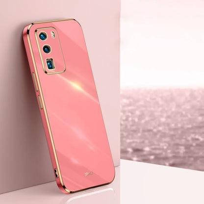 XINLI Straight Edge 6D Electroplate TPU Phone Case, For Huawei P30 Pro, For Huawei P30 Lite, For Huawei P40