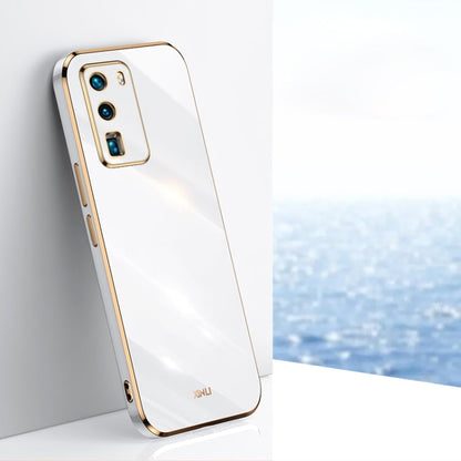 XINLI Straight Edge 6D Electroplate TPU Phone Case, For Huawei P30 Pro, For Huawei P30 Lite, For Huawei P40