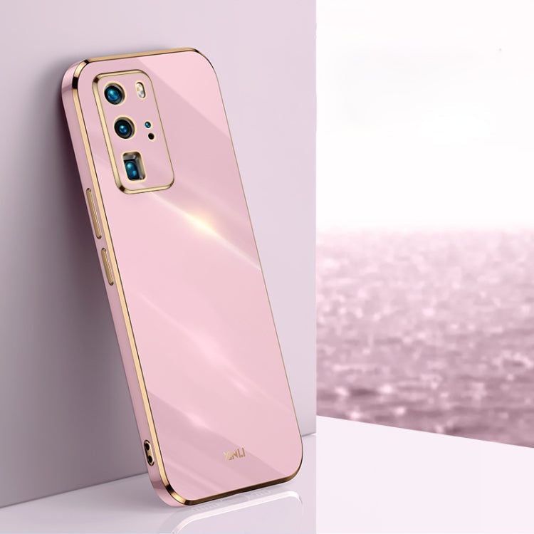 XINLI Straight Edge 6D Electroplate TPU Phone Case, For Huawei P40 Pro, For Honor 20, For Honor 20 Pro