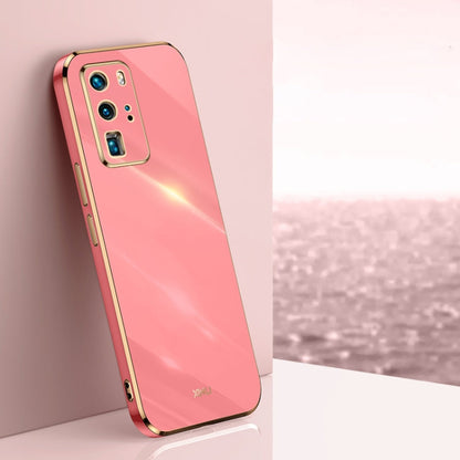 XINLI Straight Edge 6D Electroplate TPU Phone Case, For Huawei P40 Pro, For Honor 20, For Honor 20 Pro
