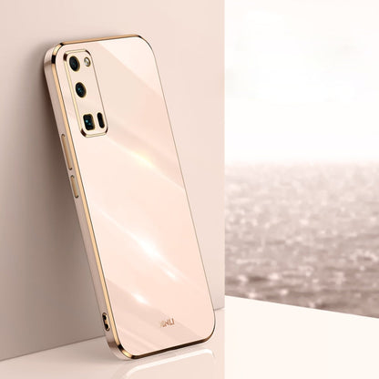 XINLI Straight Edge 6D Electroplate TPU Phone Case, For Honor 20 Lite, For Honor 30, For Honor 30 Pro