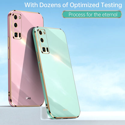 XINLI Straight Edge 6D Electroplate TPU Phone Case, For Honor 30S, For Honor 30 Youth, For Honor 50 Pro