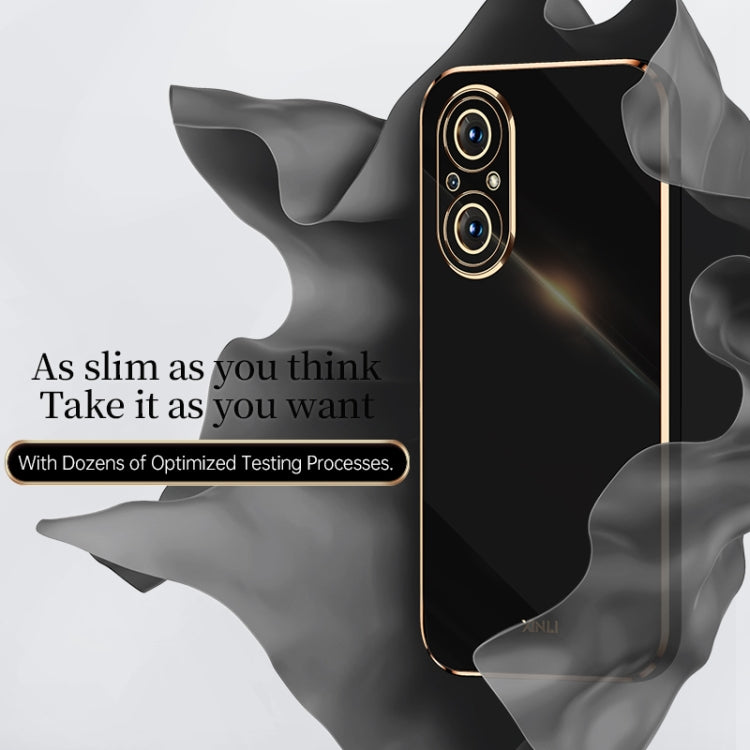 XINLI Straight Edge 6D Electroplate TPU Phone Case, For Honor 50 SE, For Honor Play 3, For Honor Play 5T Youth